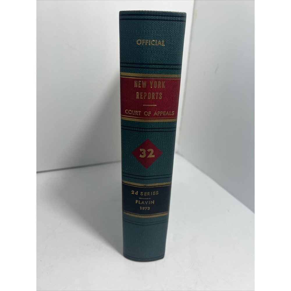 NEW YORK REPORTS BOOK Court of Appeals NY 2d Series Flavin 32 1973